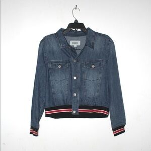 Brand new with tags cute and stylish BB Dakota cropped jeans jacket size Large